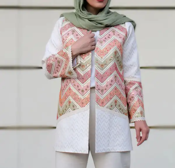 مدل مانتو عید سوزن دوزی