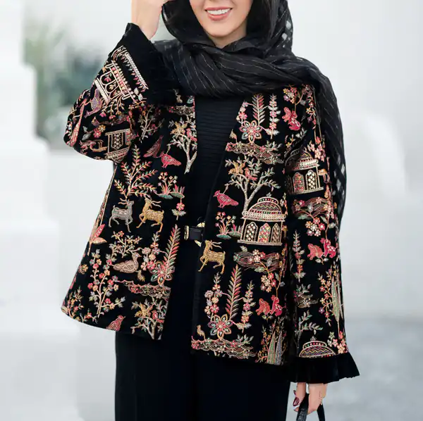 مدل مانتو عید سوزن دوزی