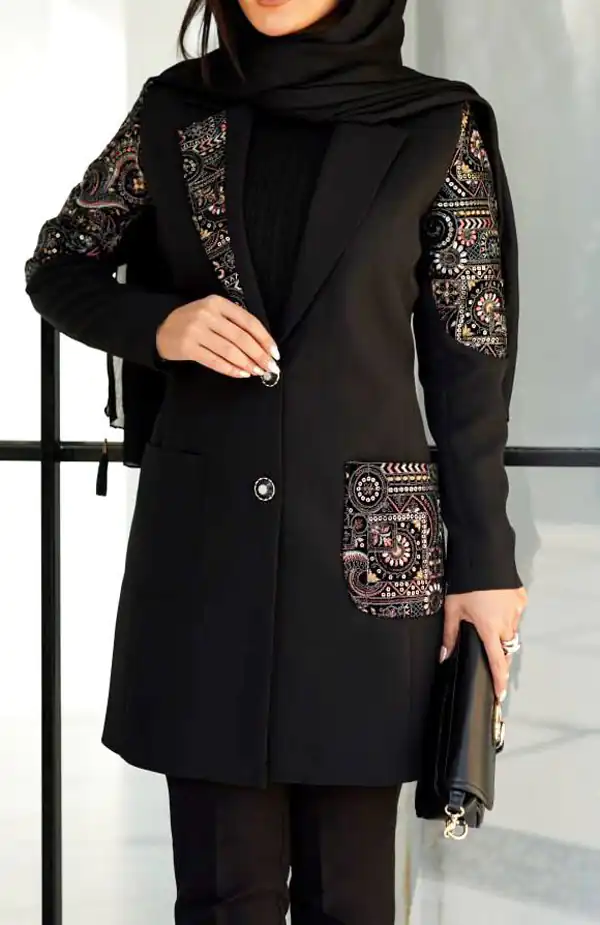 مدل مانتو عید سوزن دوزی