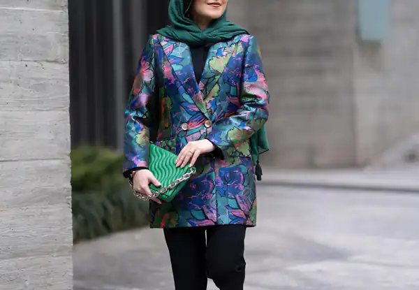 مدل مانتو عید ژاکارد