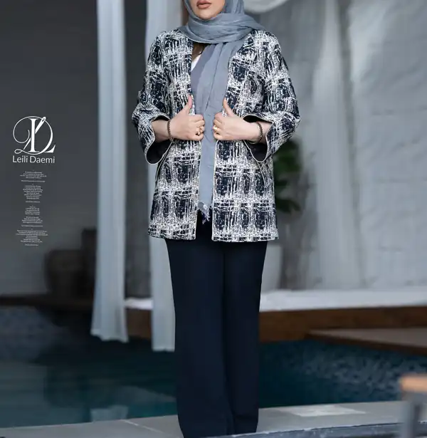 مدل مانتو عید ژاکارد