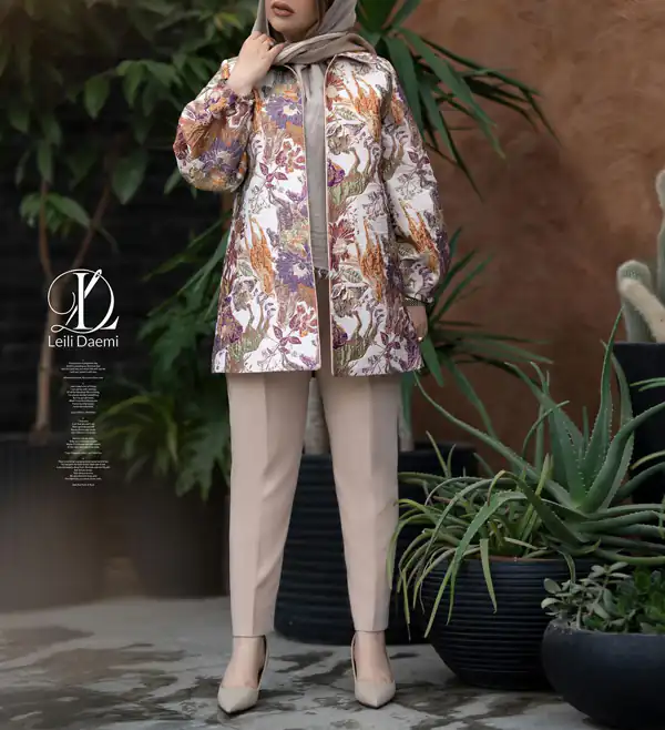 مدل مانتو عید ژاکارد