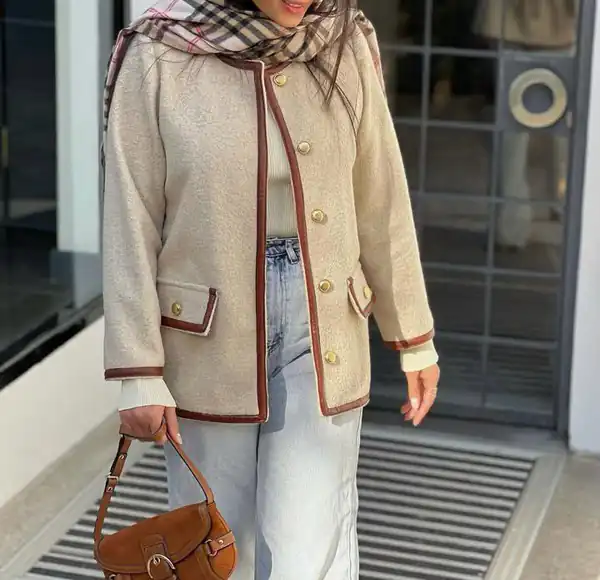 مدل مانتو ۱۴۰۴ دکمه دار