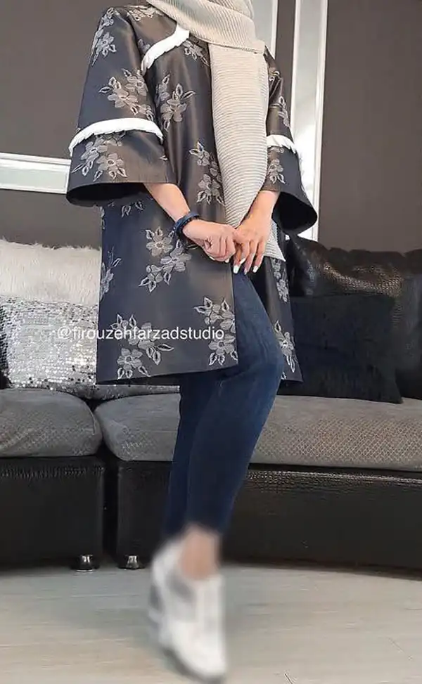 مدل مانتو جلوباز زنانه