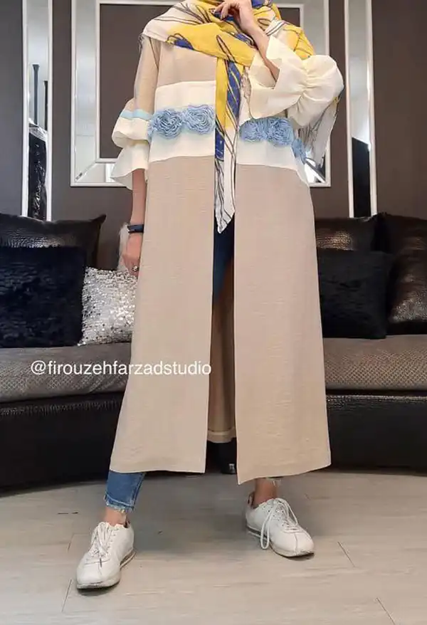 مدل مانتو جلوباز زنانه