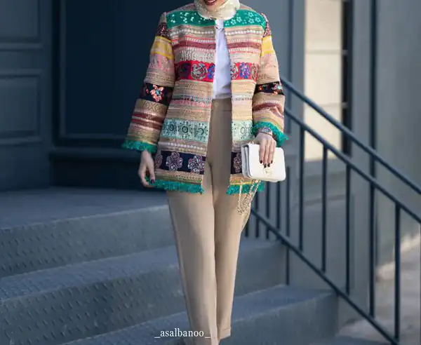 مدل مانتو کوتاه ساده