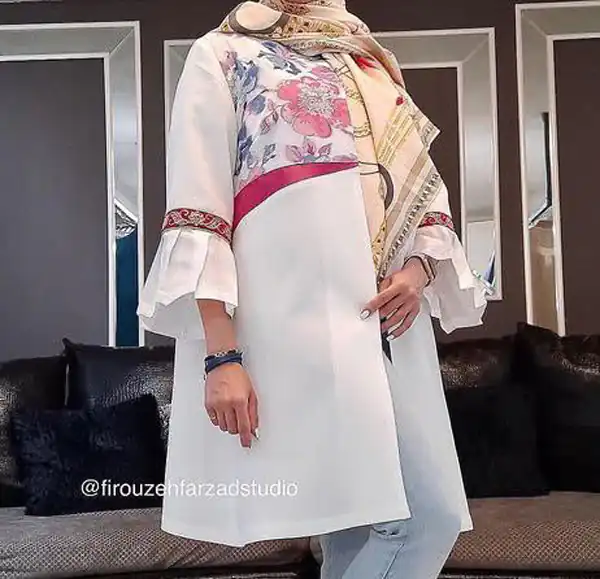 مدل مانتو جلوباز دخترانه