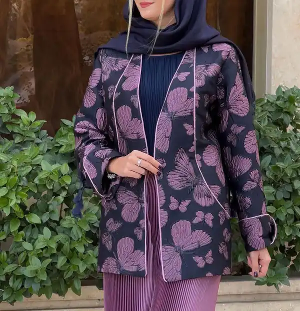 مدل مانتو ژاکارد جدید