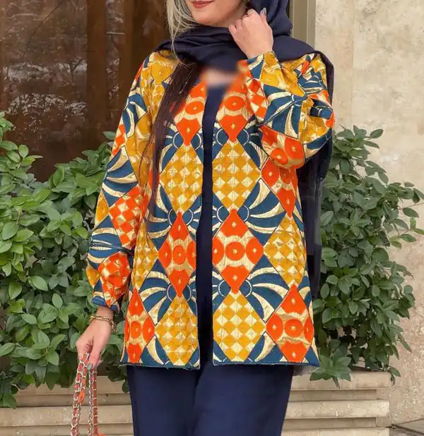 مدل مانتو ژاکارد جدید