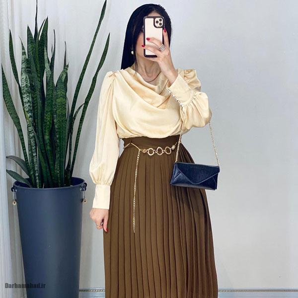 شومیز دامن دخترانه برای عروسی مدل شومیز دامن مجلسی ۱۴۰۰ شومیز دامن بیرونی مدل شومیز دامن مجلسی ۱۴۰۲ شومیز دامن سرهمی مدل شومیز و دامن مجلسی