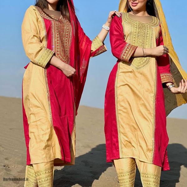 مدل لباس بندری نخی کمر چین مدل لباس بندری ابروبادی مدل لباس بندری سورو مدل لباس بندری با نوار مدل لباس بندری جدید مدل لباس بندری ساده