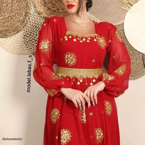 مدل لباس بندری نخی کمر چین مدل لباس بندری ابروبادی مدل لباس بندری سورو مدل لباس بندری با نوار مدل لباس بندری جدید مدل لباس بندری ساده