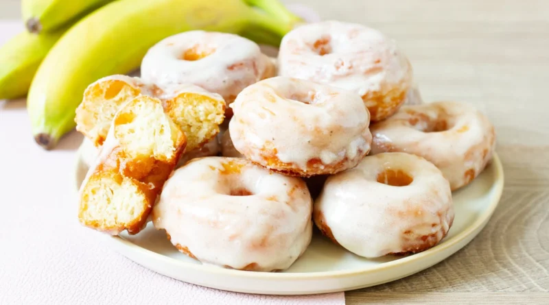 طرز تهیه دونات موز