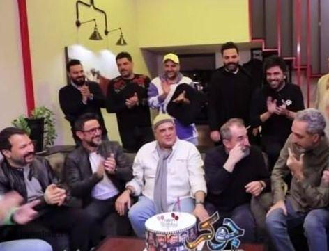 جشن تولد خودمانی بازیگران سریال طوبی