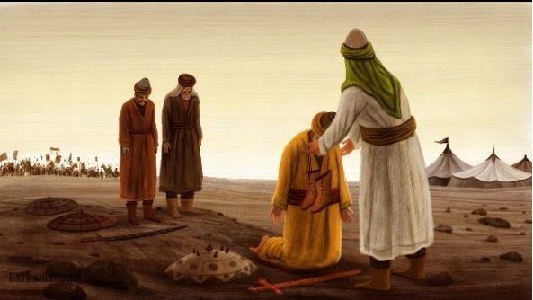 حر بن یزید ریاحی و امام حسین