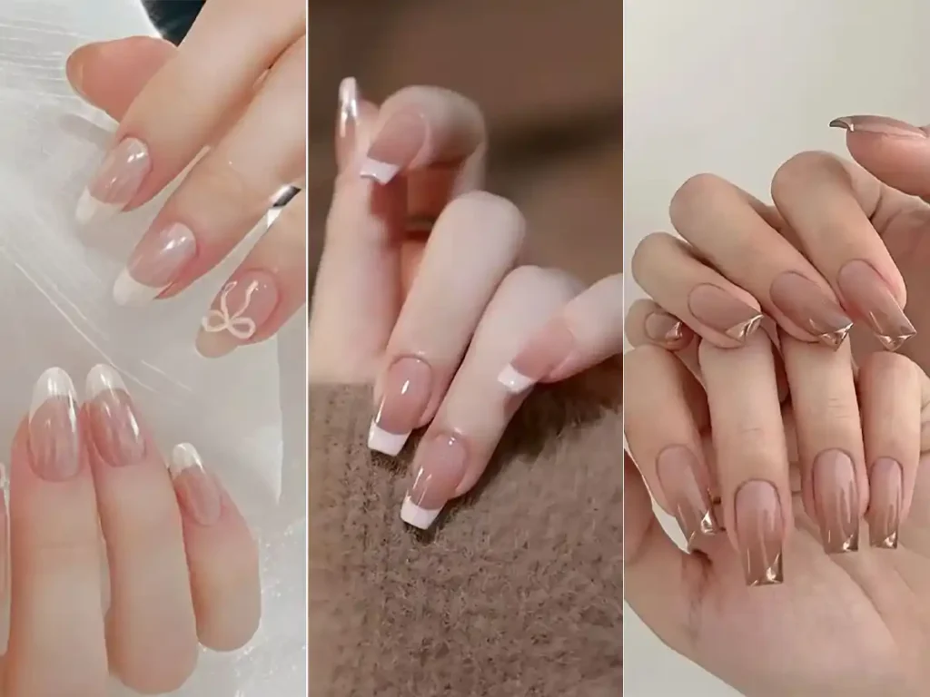 فرنچ ناخن مدرن