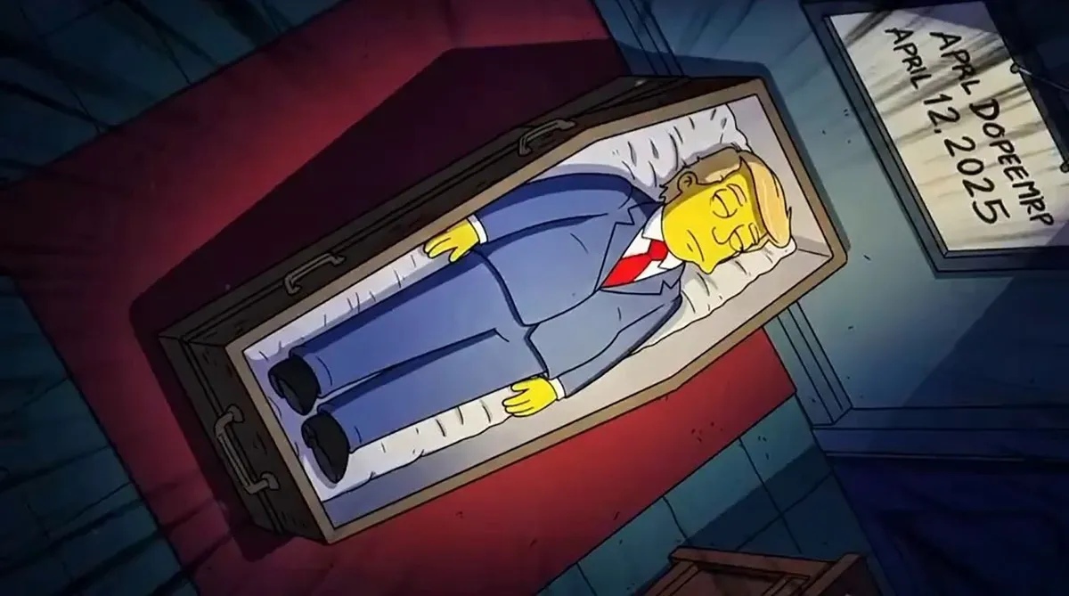 مرگ ترامپ در سیمپسون‌ها