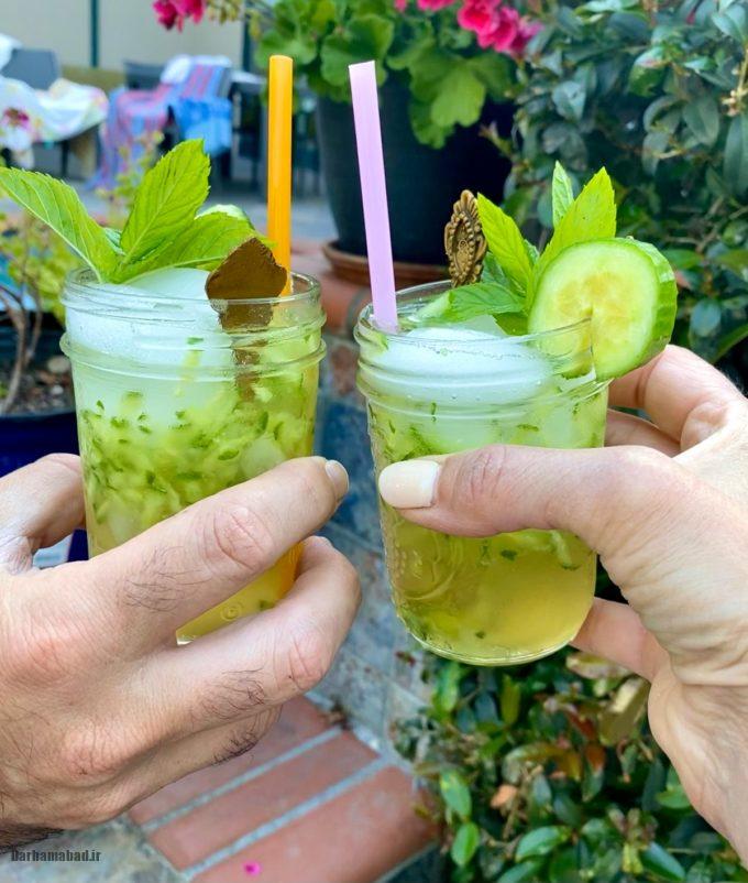 شربت سکنجبین و خیار