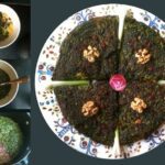 طرز تهیه کوکو سبزی مجلسی با گردو