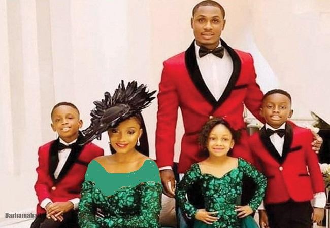 عکس خانوادگی بازیکنان پرسپولیس اودیون ایگالو odion Ighalo و همسرش