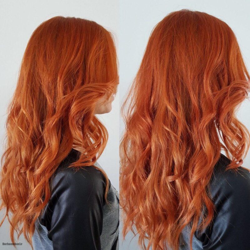 رنگ مسی تند (Copper Hair)