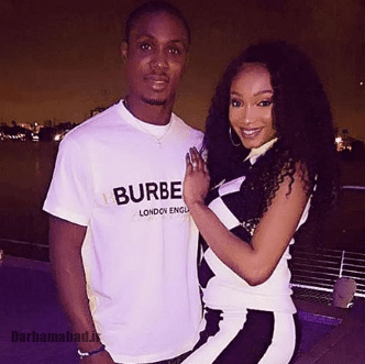 همسر اودیون ایگالو odion Ighalo 