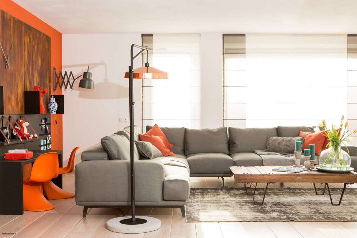 دکوراسیون با رنگ گرم و سرد