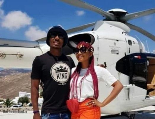 زن اودیون ایگالو odion Ighalo