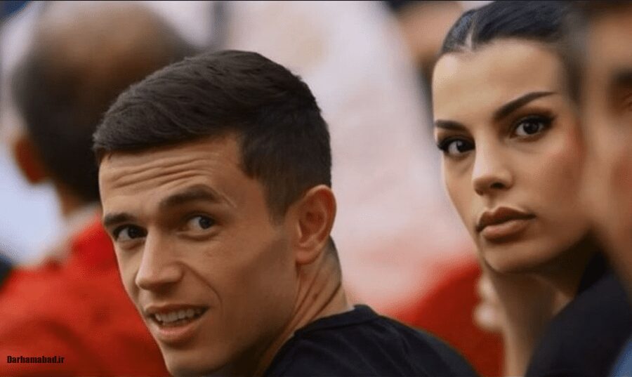 یاسر آسانی در کنار همسرش