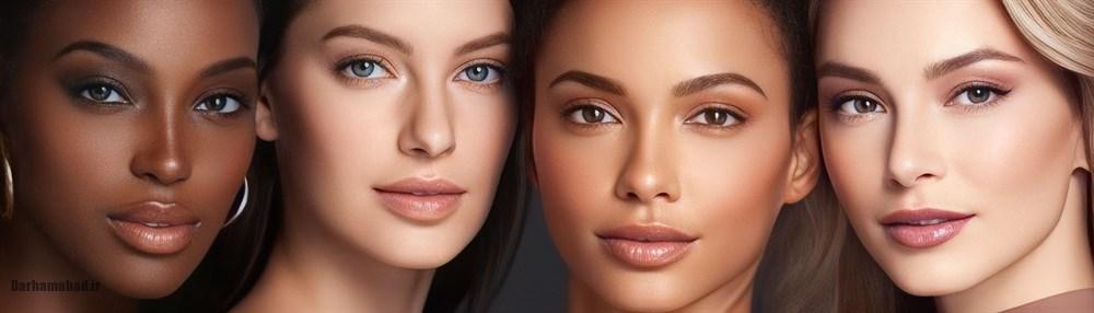 تعیین زیرتون پوست