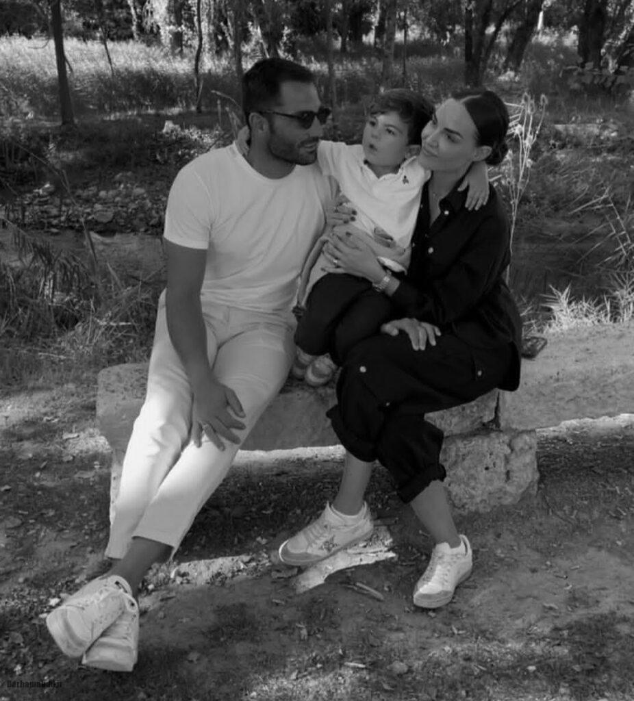 عکس های آنتونیو آدان و همسرش آنا لوپز و فرزندش لوکاس