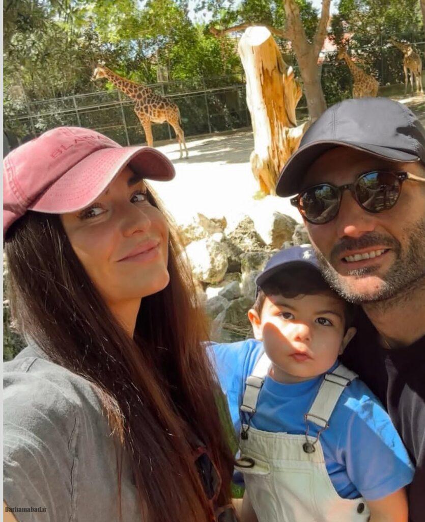 عکس های آنتونیو آدان و همسرش آنا لوپز و فرزندش لوکاس