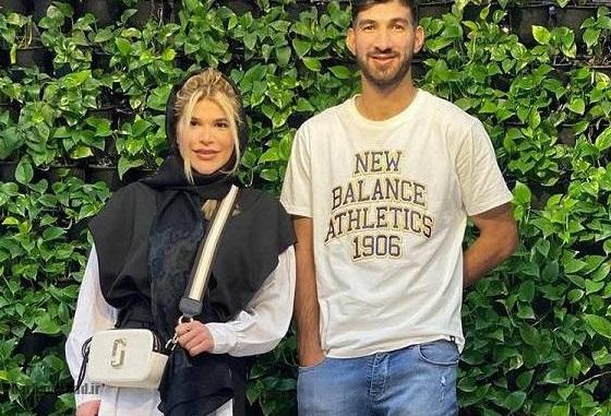 شهریار مغانلو و همسرش