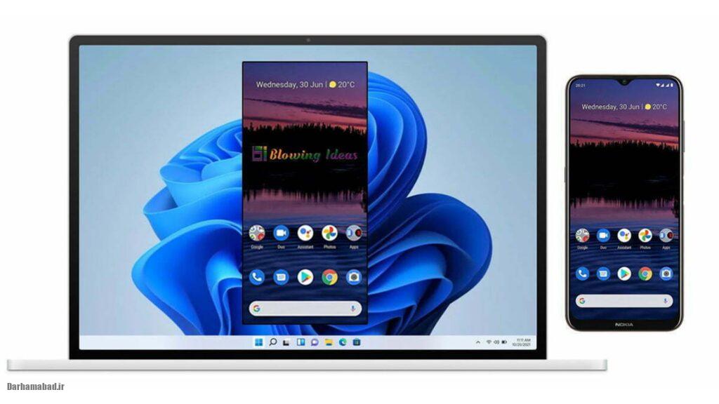 اتصال اینترنت گوشی به لپ تاپ