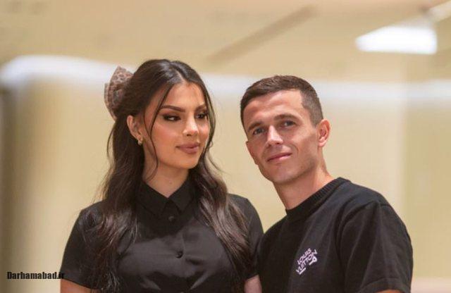 یاسر آسانی و همسرش ، زنش