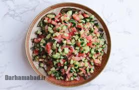 طرز تهیه سالاد شیرازی خوش طعم در خانه