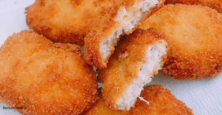 طرز تهیه ناگت سوخاری؛ لقمه‌های طلایی  