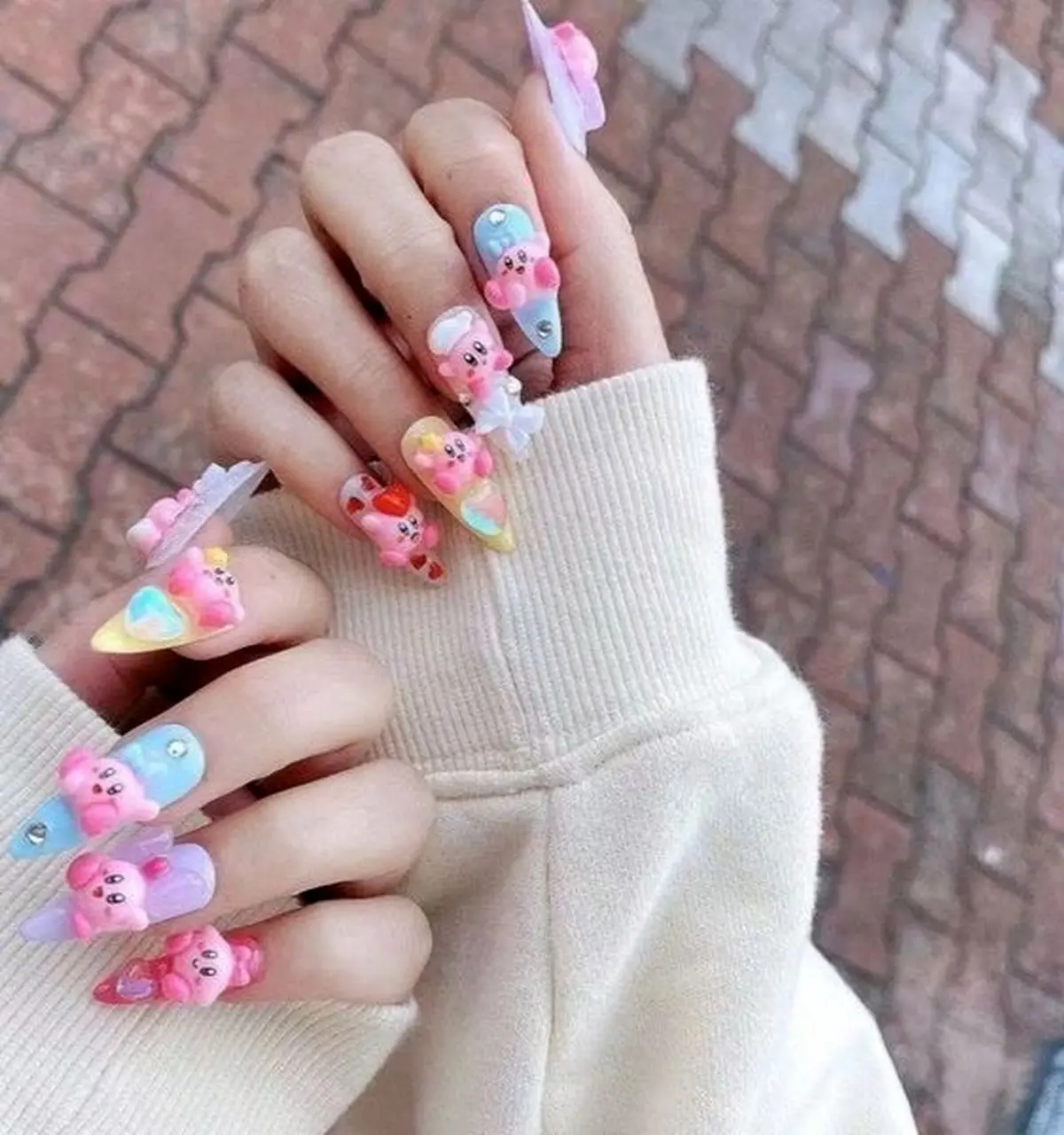 اشکال مختلف ناخن