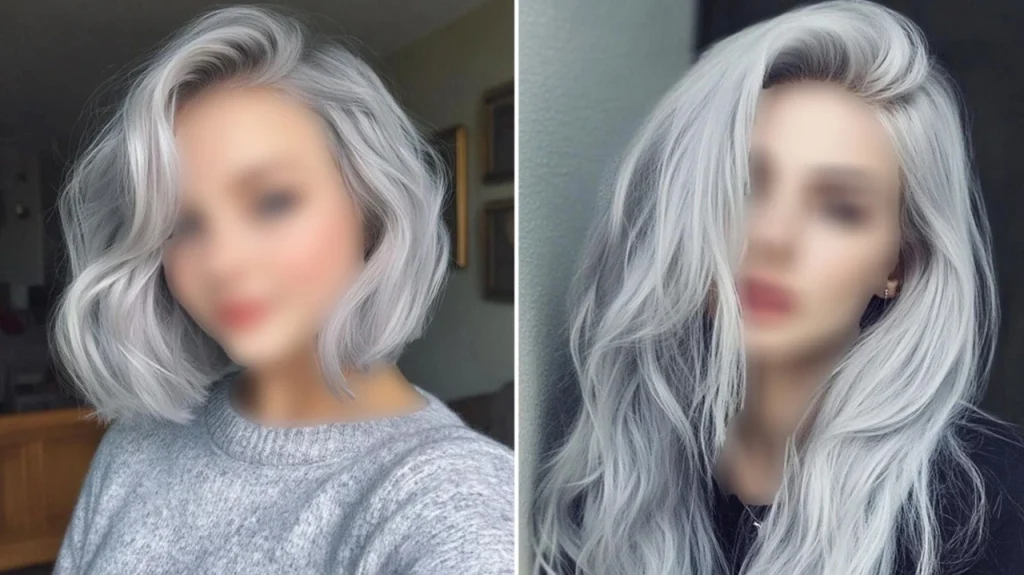 آرایش مناسب با رنگ مو متالیک