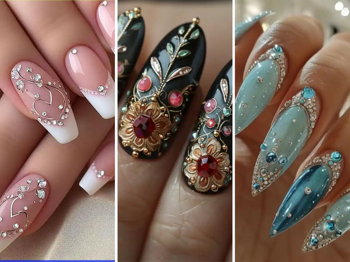 طراحی ناخن مهمانی