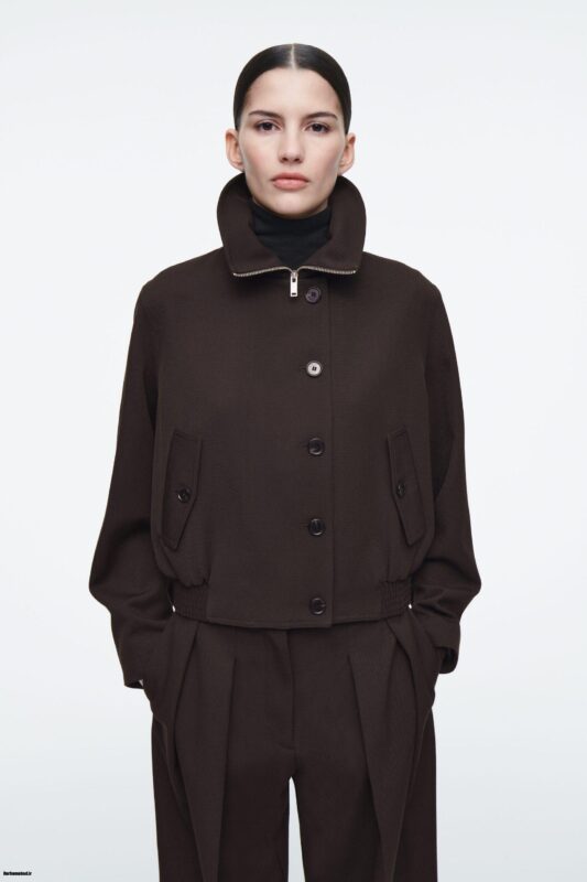 کت یقه قیفی پاییز ۱۴۰۴