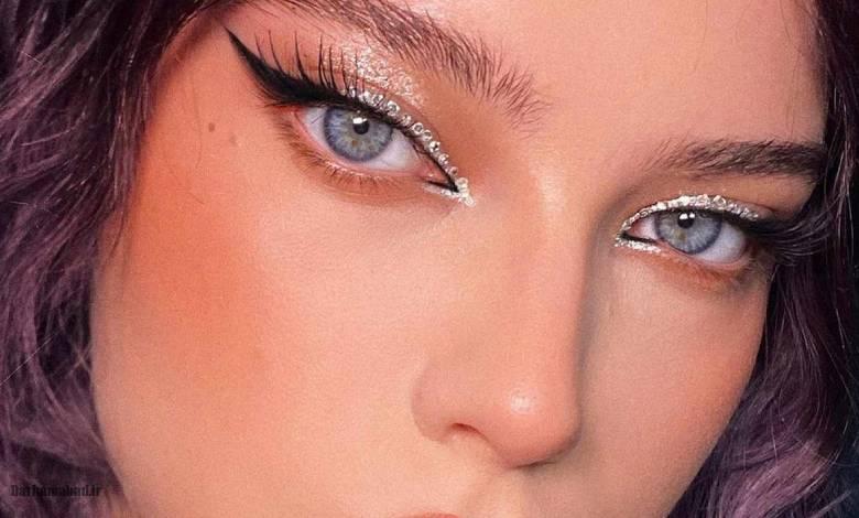 گریم چشم با خط چشم معکوس