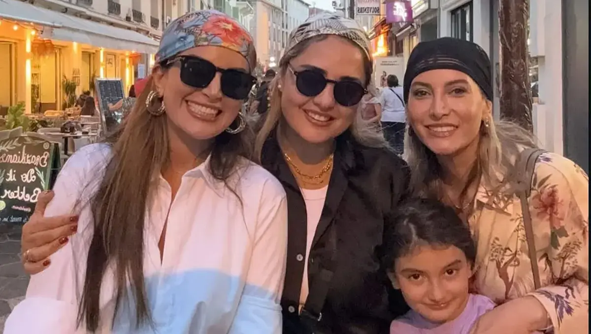 نرگس محمدی و فریبا نادری همچنین نگار فرهمند و دختر فریبا نادری یارا