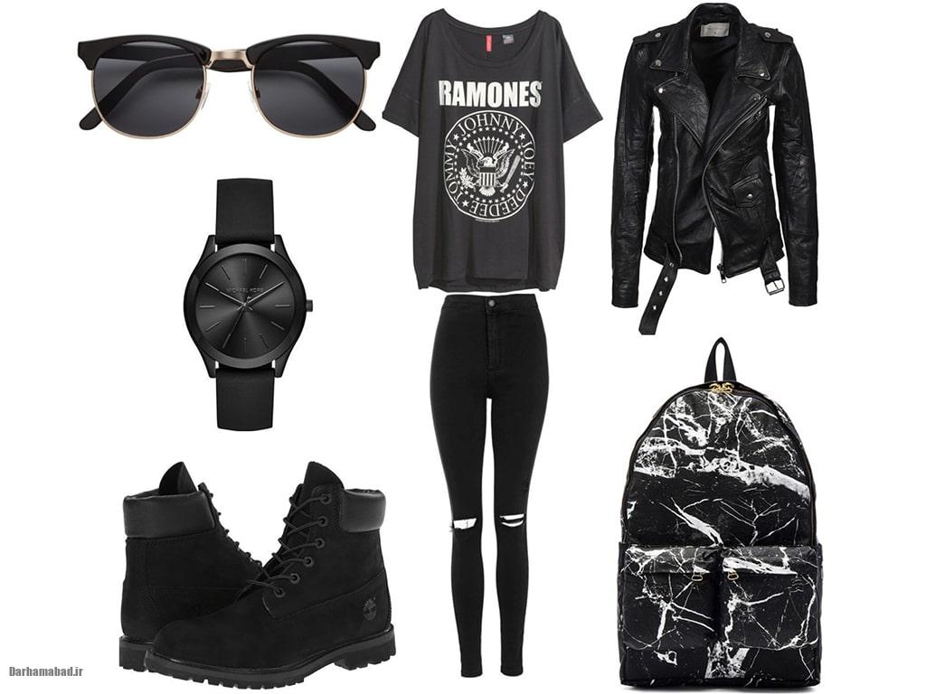 ست کردن لباس Dark Romance