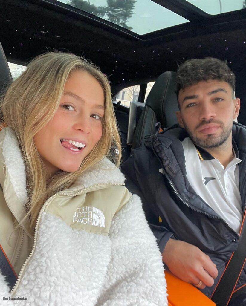 منیر الحدادی و همسرش