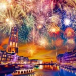 آتش بازی و نورهای رنگی در خواب