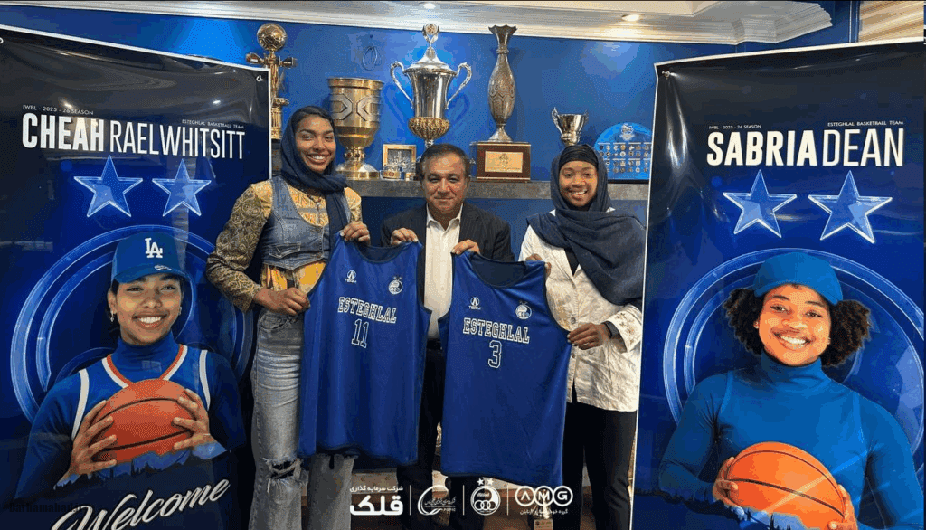 بازیکنان آمریکایی بسکتبال بانوان استقلال تهران