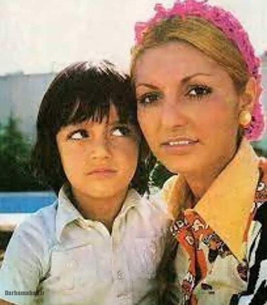 گوگوش با پسرش کامبیز قربانی