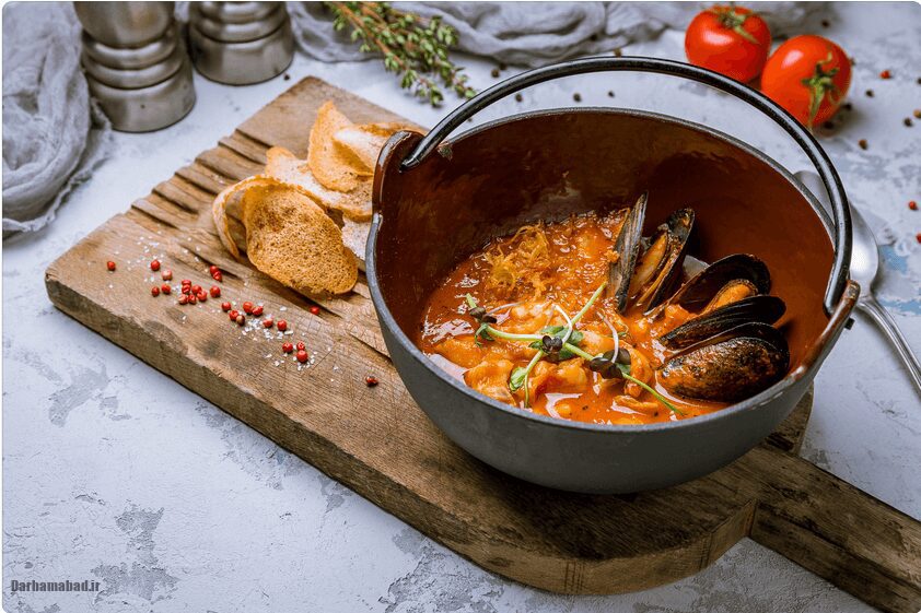 غذای دریایی مارسی