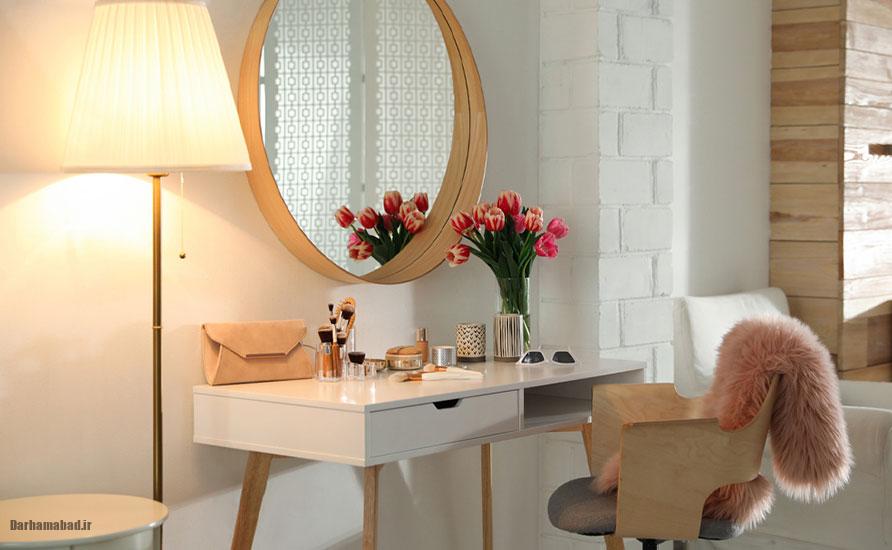 چیدمان میز آرایش عروس